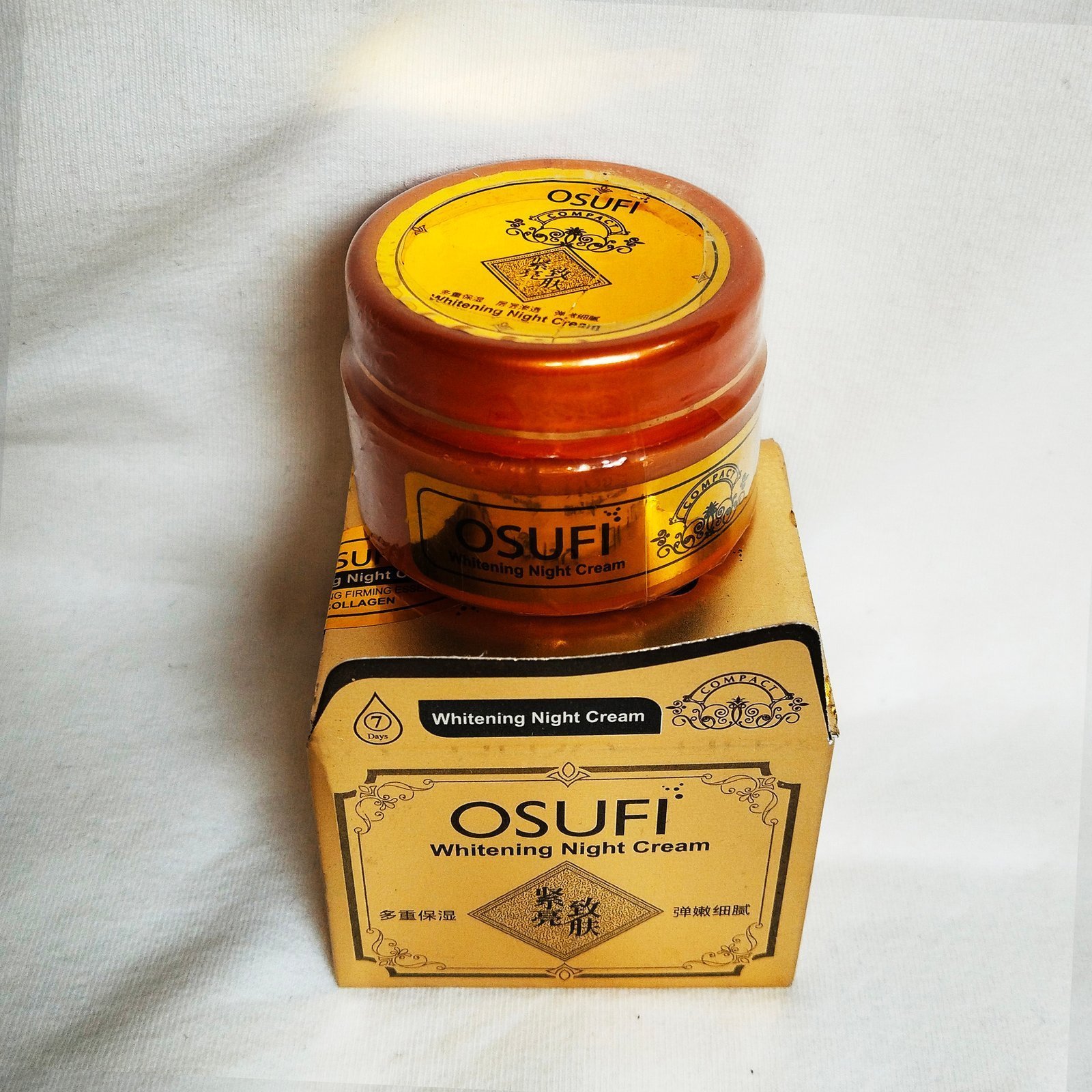 Saffron নাইট ক্রিম + OSUFI ছোট সিরাম + ১ পিস Iranian saffron soap - i1sn1sos1 - Image 4