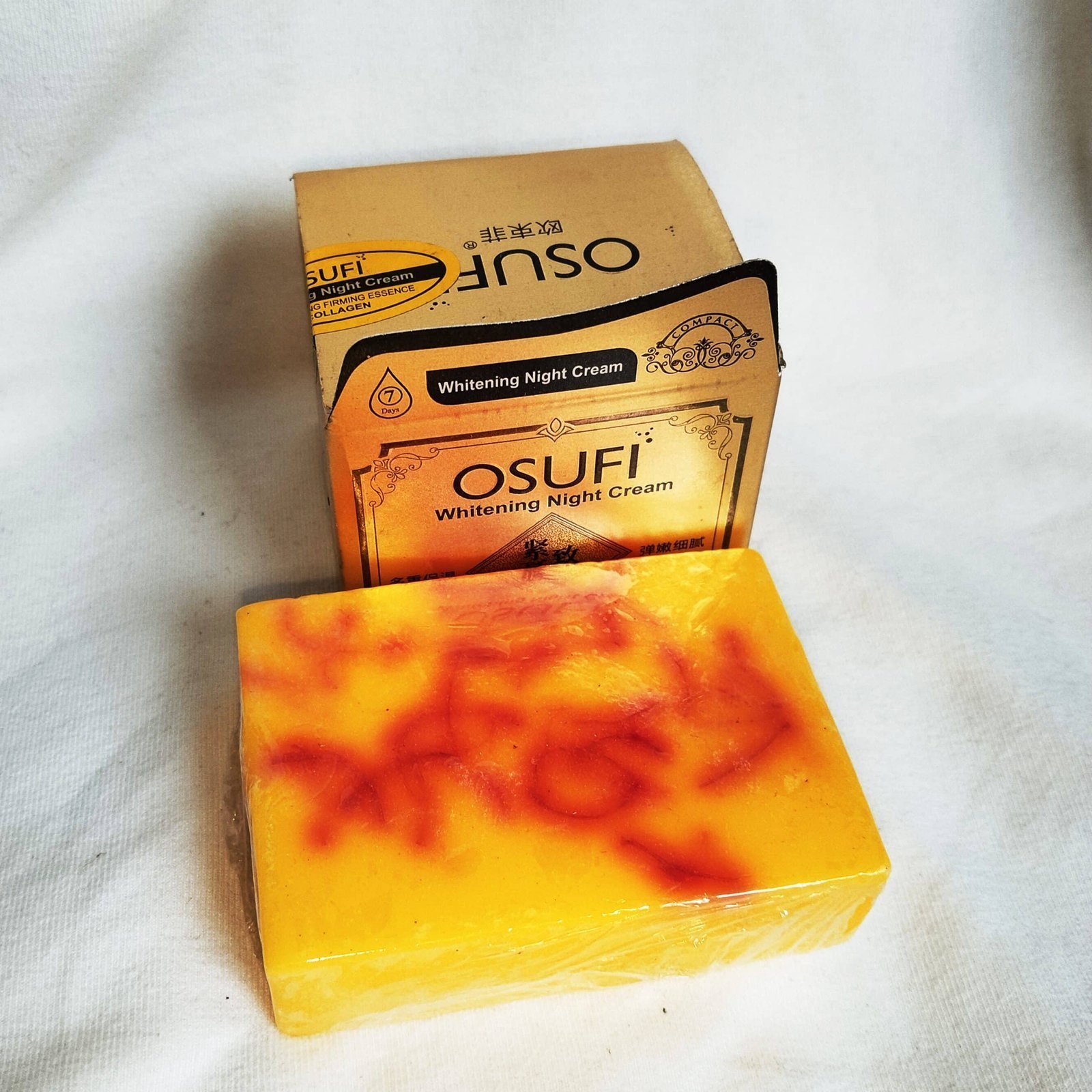 Saffron নাইট ক্রিম + OSUFI ছোট সিরাম + ১ পিস Iranian saffron soap - i1sn1sos1 - Image 5
