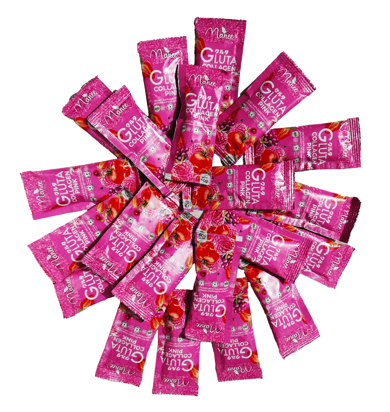 ২০ মিনিপ্যাক Gluta Collagen Pink (ট্রাই ) - (gc-20)